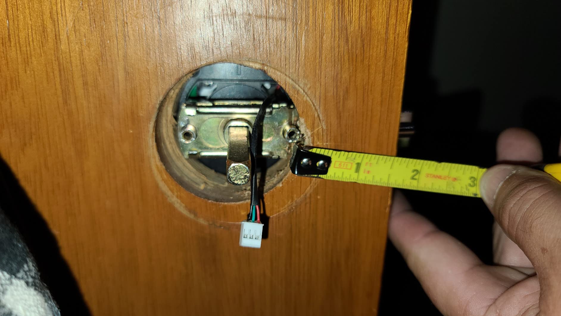 GeekTale Fingerprint Door Lock for Bedrooms, Fingerprint Door Knob with Lock, Smart Door Lock, App Control, Back-up Keys, Thumbprint Door Knob for Bedrooms, Office, Apartment customer photo 2
