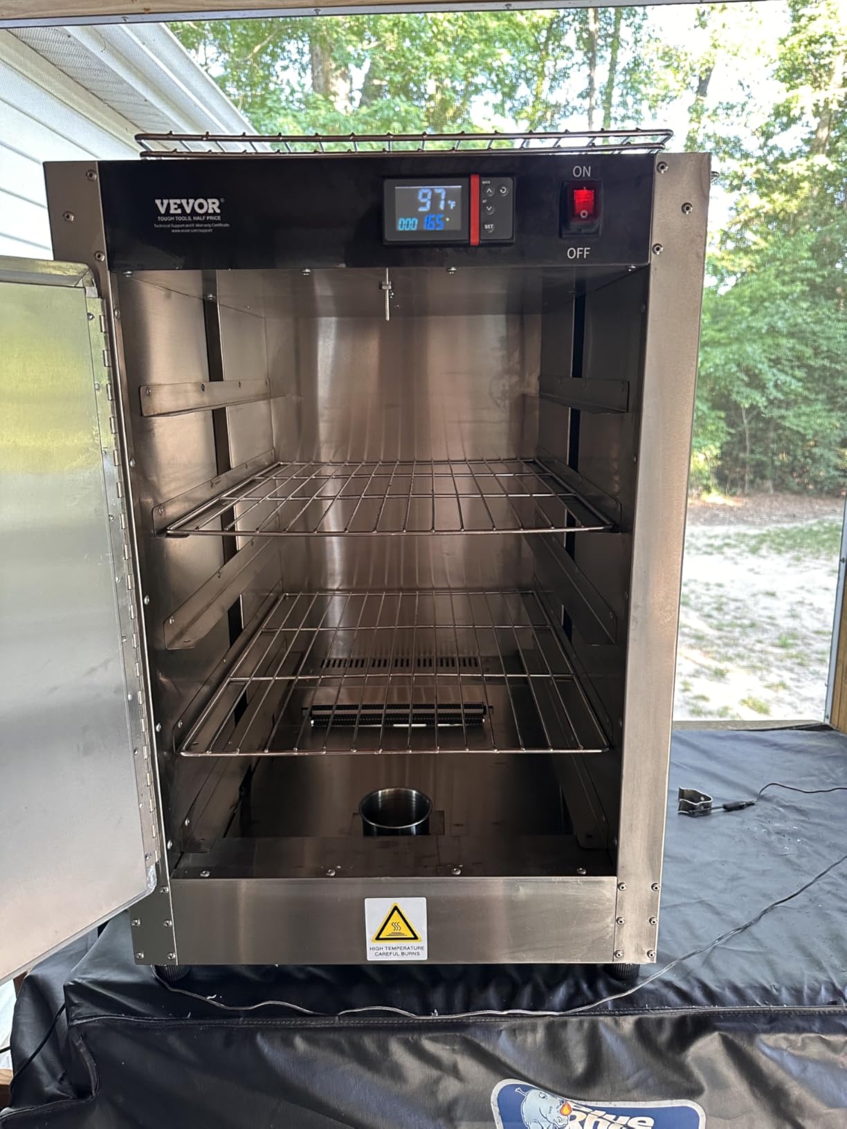 VEVOR Electric Hot Box Food Warmer, 16-Tier Commercial Warming Cabinet with Water Tray, Glass Door and Adjustable Shelves, Stainless Steel Food Warmer Cabinet, for Restaurant, Kitchen, Pizza, Chicken customer photo 1