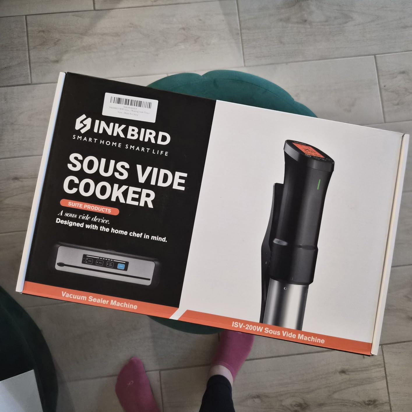 INKBIRD 2.4G WIFI Sous Vide Cooker Bundle with Vacuum Sealer Machine, 1000W Sous-Vide Kits, Immersion Circulator with 14 Preset Recipes on Thermal Immersion customer photo 2