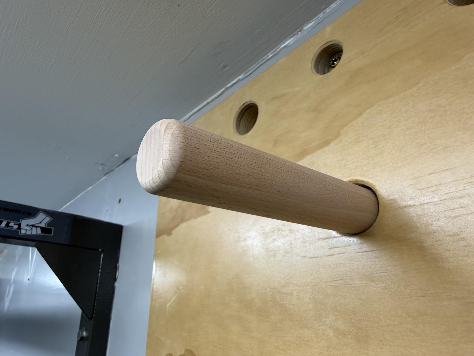 Qunclay Climbing Hard Wood Pegs for Peg Boards, 6.5