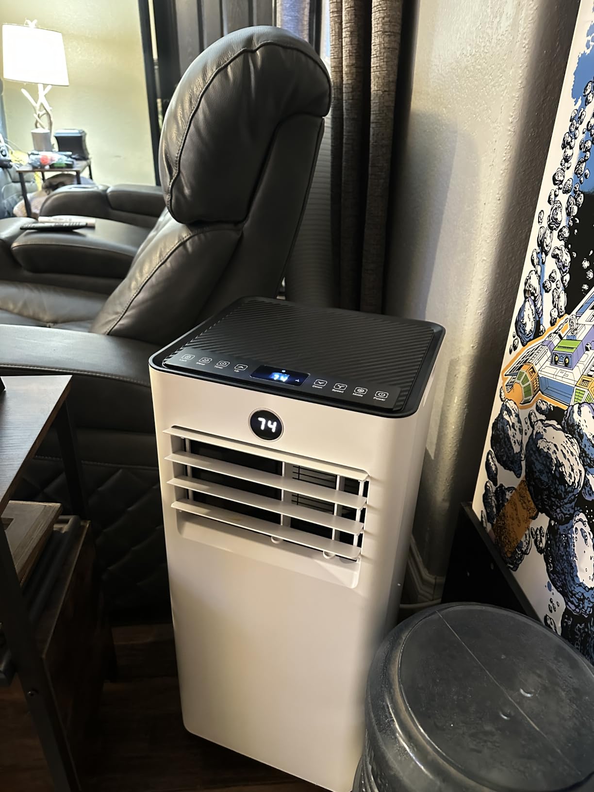 Quiet Portable Air Conditioner 8000 BTUs, Cools Rooms up to 350 Sq. Ft, Dehumidifier & Fan Mode, Sleep Mode, 24-Hour Timer, 26 ft Remote Control, Window Kit customer photo 2