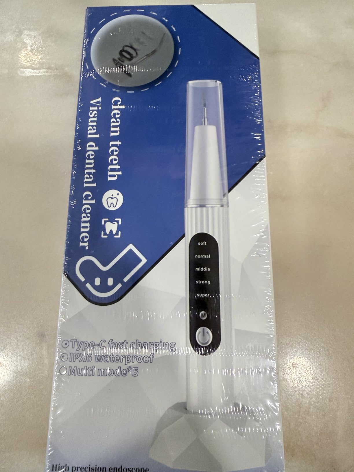 Zhicheng Smart Visual Dental Scaler with HD Camera & LED Light, Wireless Oral Care Tool with 5 Modes, IPX6 Waterproof, 4 Replaceable Tips customer photo 2