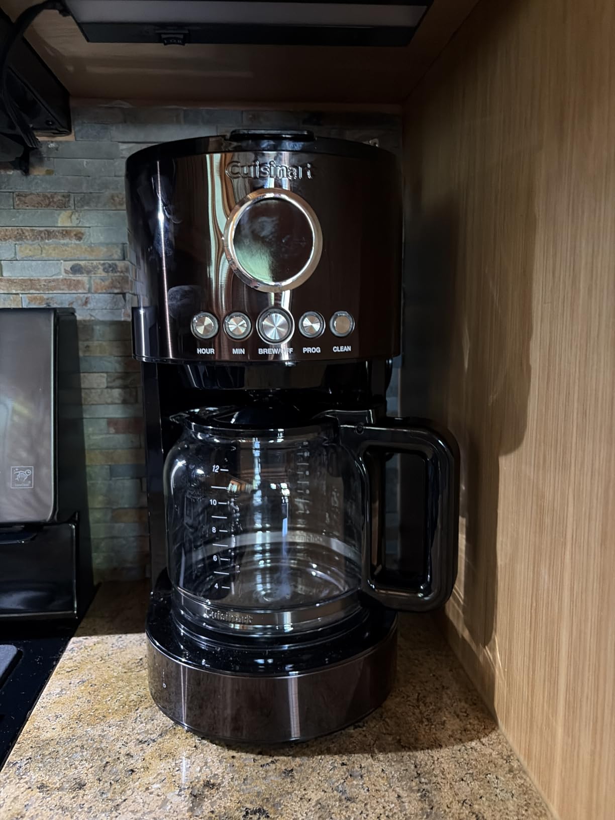 Cuisinart DCC-1220BKS 12-Cup Coffee Machine, Black Stainless Steel customer photo 2