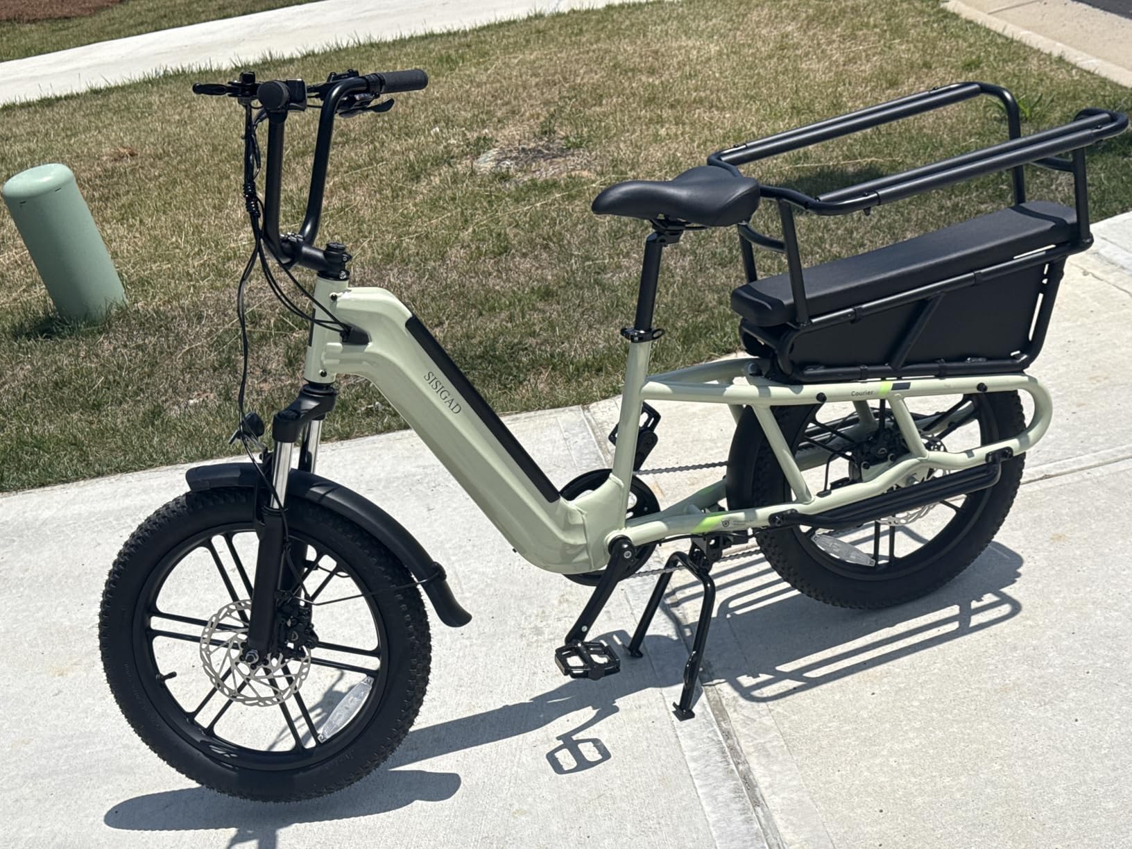 SISIGAD Family Electric Bike with Child Seat - Peak 1500W Motor, 20