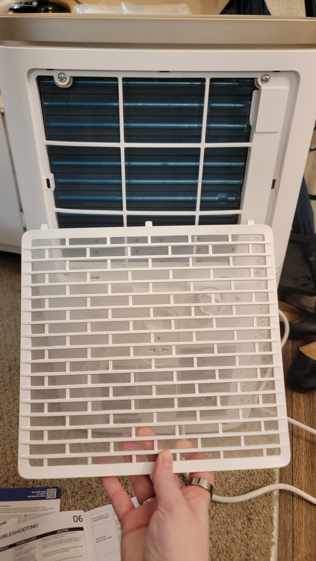 DREO Max 73 Pint Smart Dehumidifier (Energy Star 2026), 7L Large Water Tank, Quiet 42dB for Basement, Home & Large Room up to 2000 Sq Ft, Drain Hose Included, Auto Humidity Control, 3 Fan Speeds, Timer customer photo 1