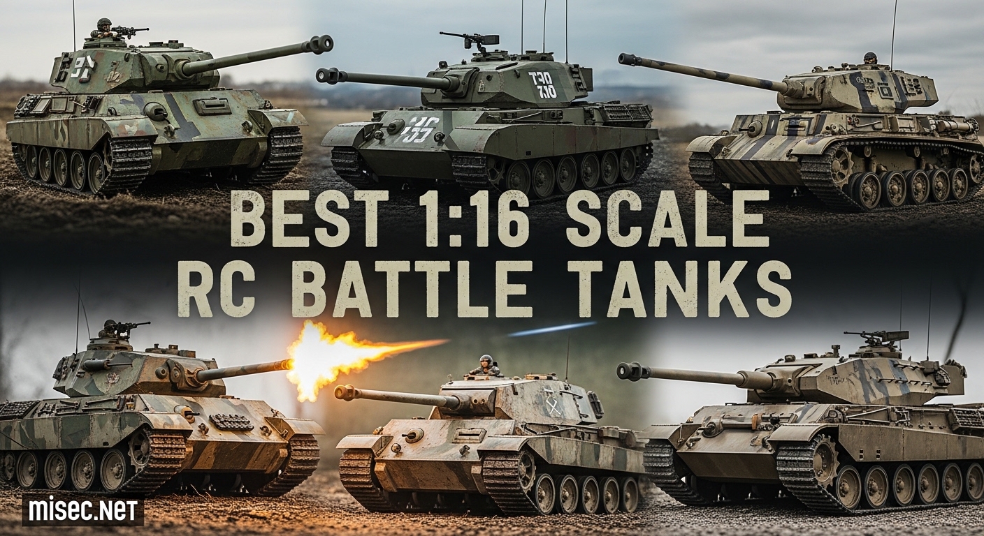 Best 116 Scale RC Battle Tanks