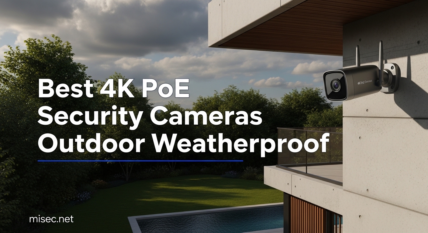 Best 4K PoE Security Cameras Outdoor Weatherproof