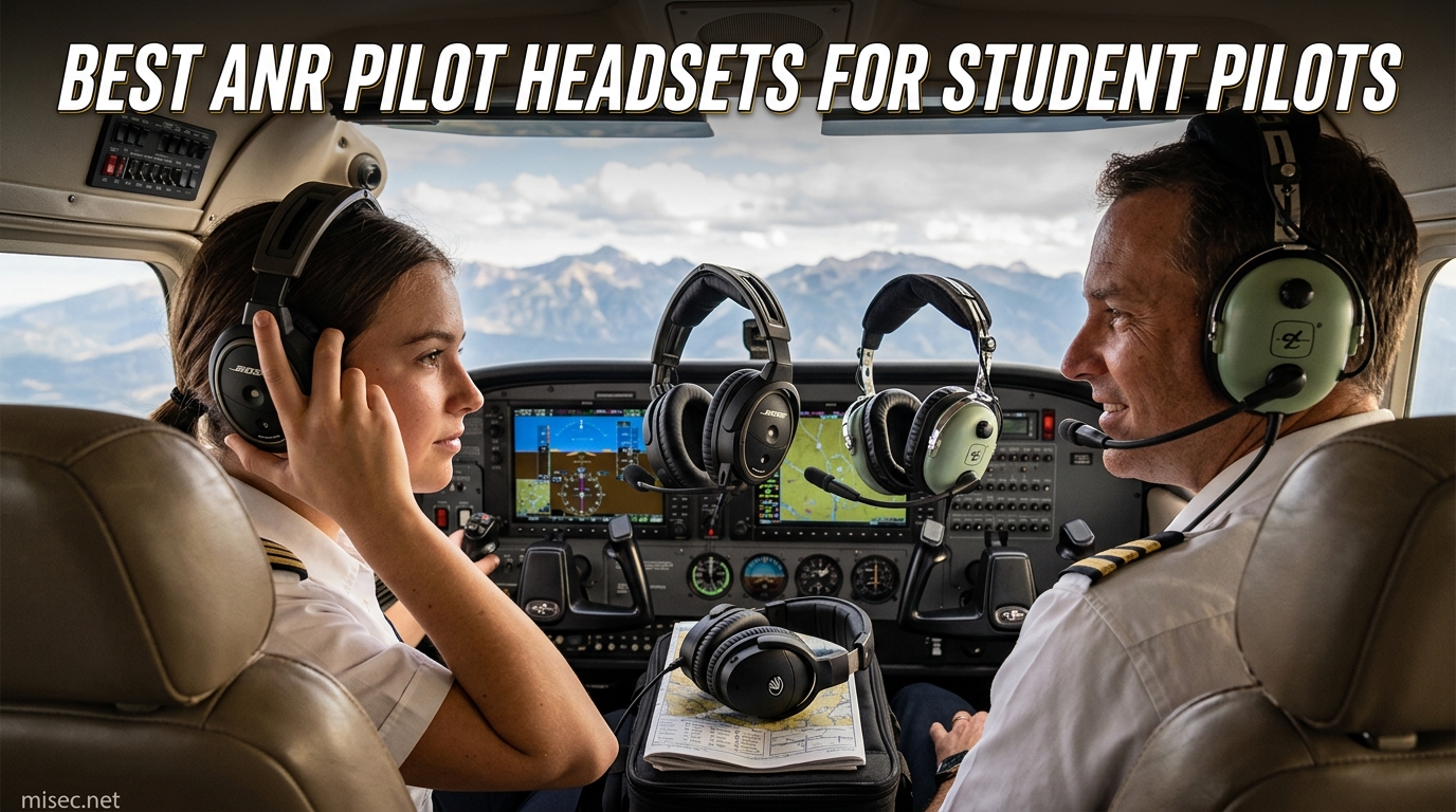 Best ANR Pilot Headsets for Student Pilots