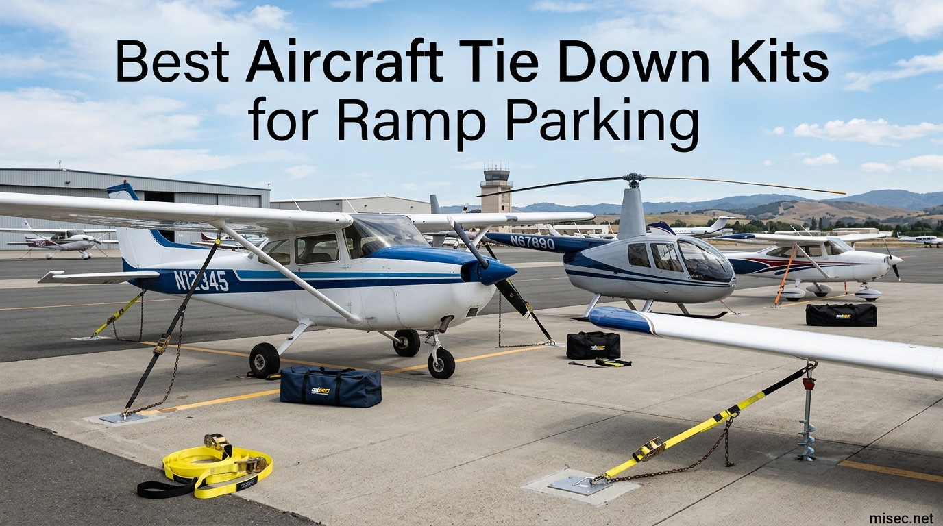 Best Aircraft Tie Down Kits for Ramp Parking