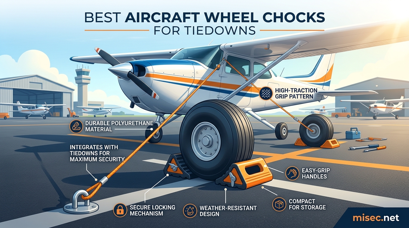 Best Aircraft Wheel Chocks for Tiedowns