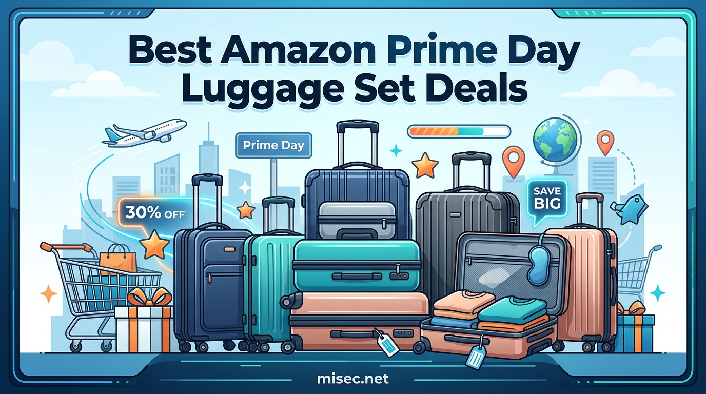 Best Amazon Prime Day Luggage Set Deals