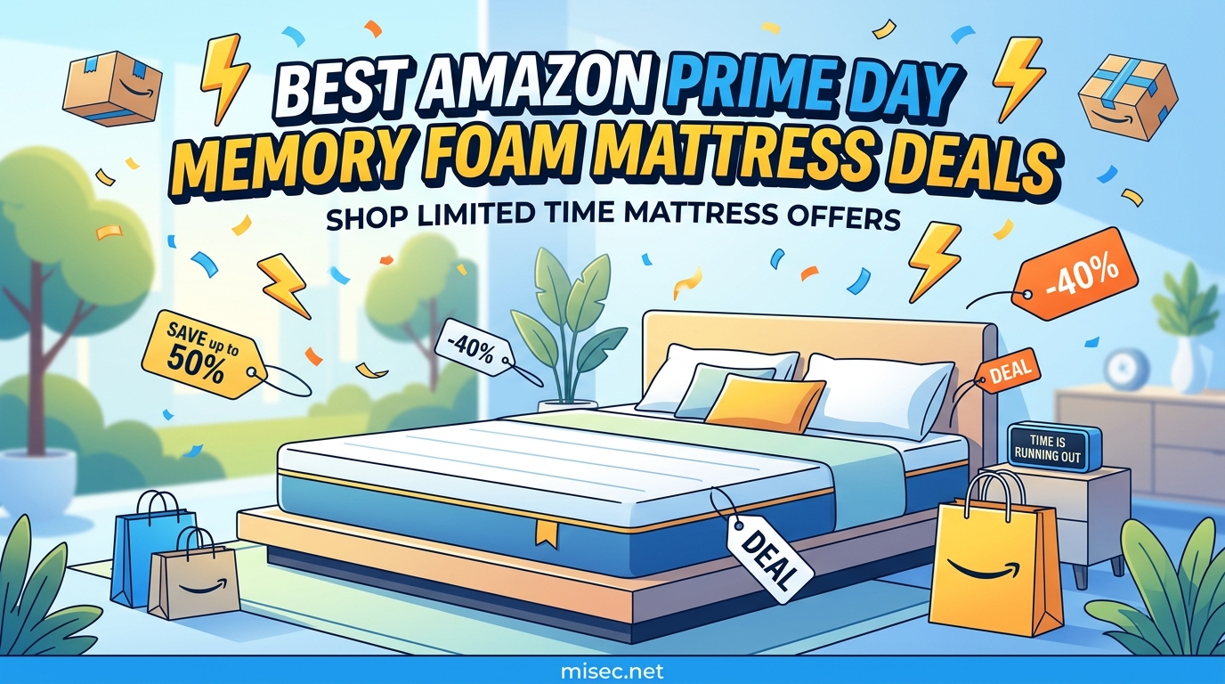Best Amazon Prime Day Memory Foam Mattress Deals