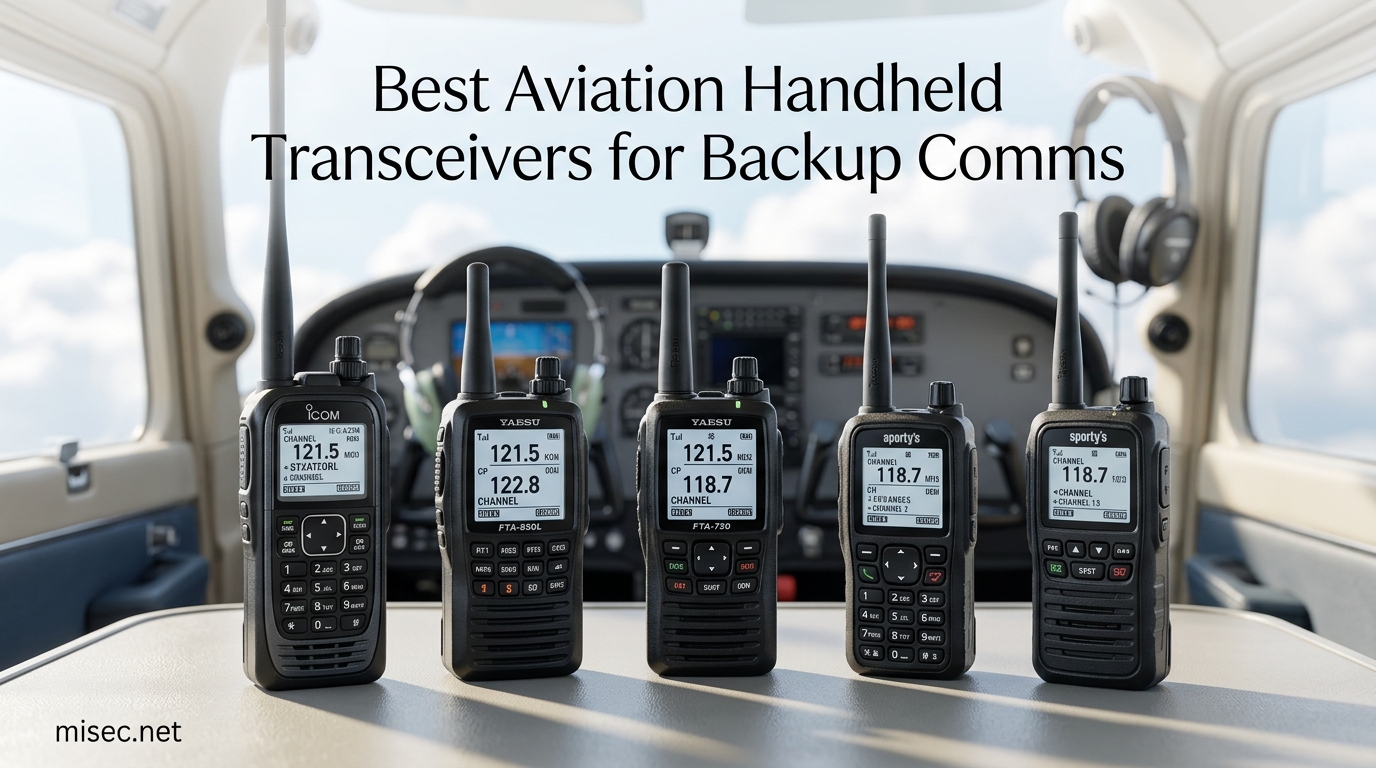 Best Aviation Handheld Transceivers for Backup Comms