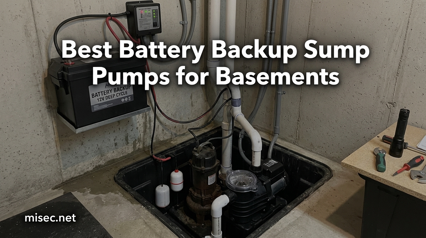 Best Battery Backup Sump Pumps for Basements
