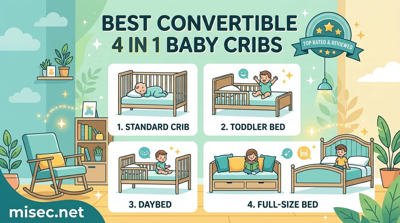 Best Convertible 4 in 1 Baby Cribs