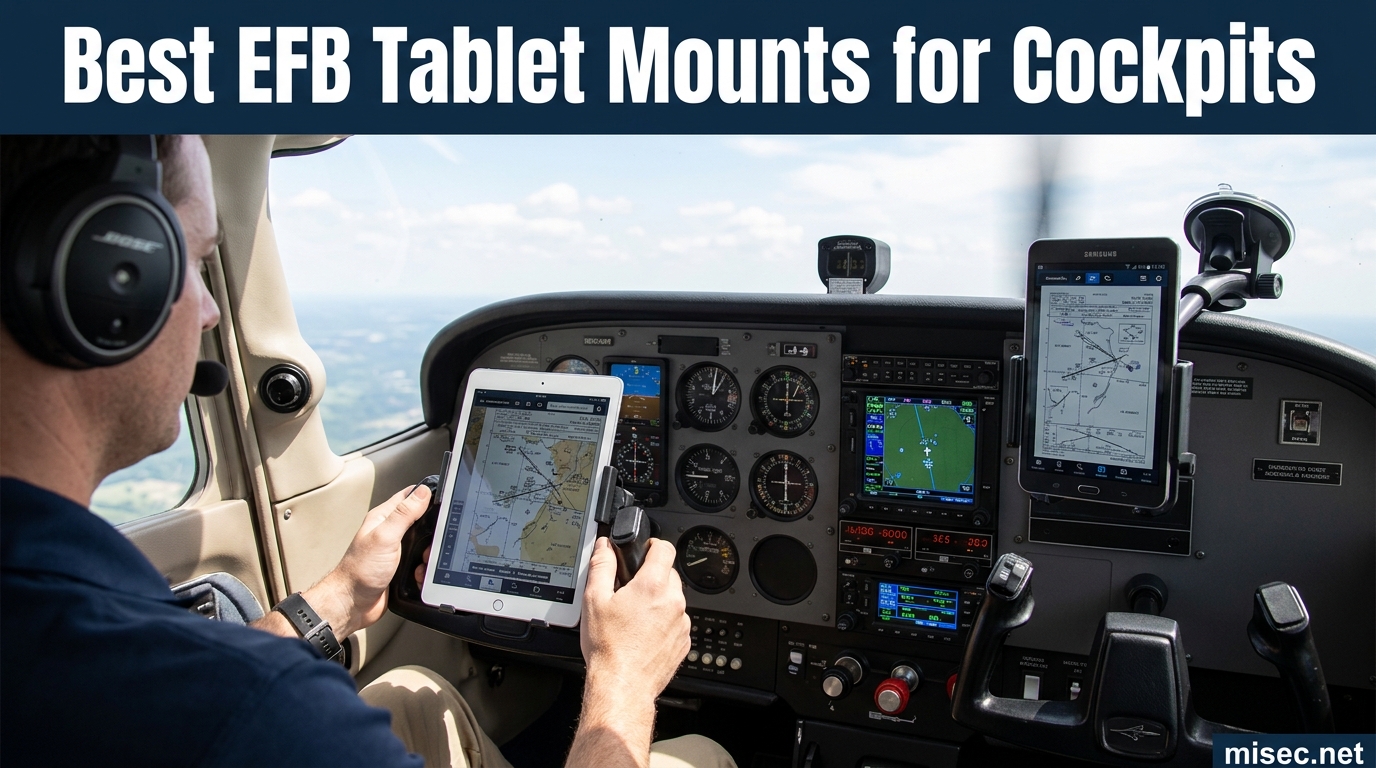 Best EFB Tablet Mounts for Cockpits