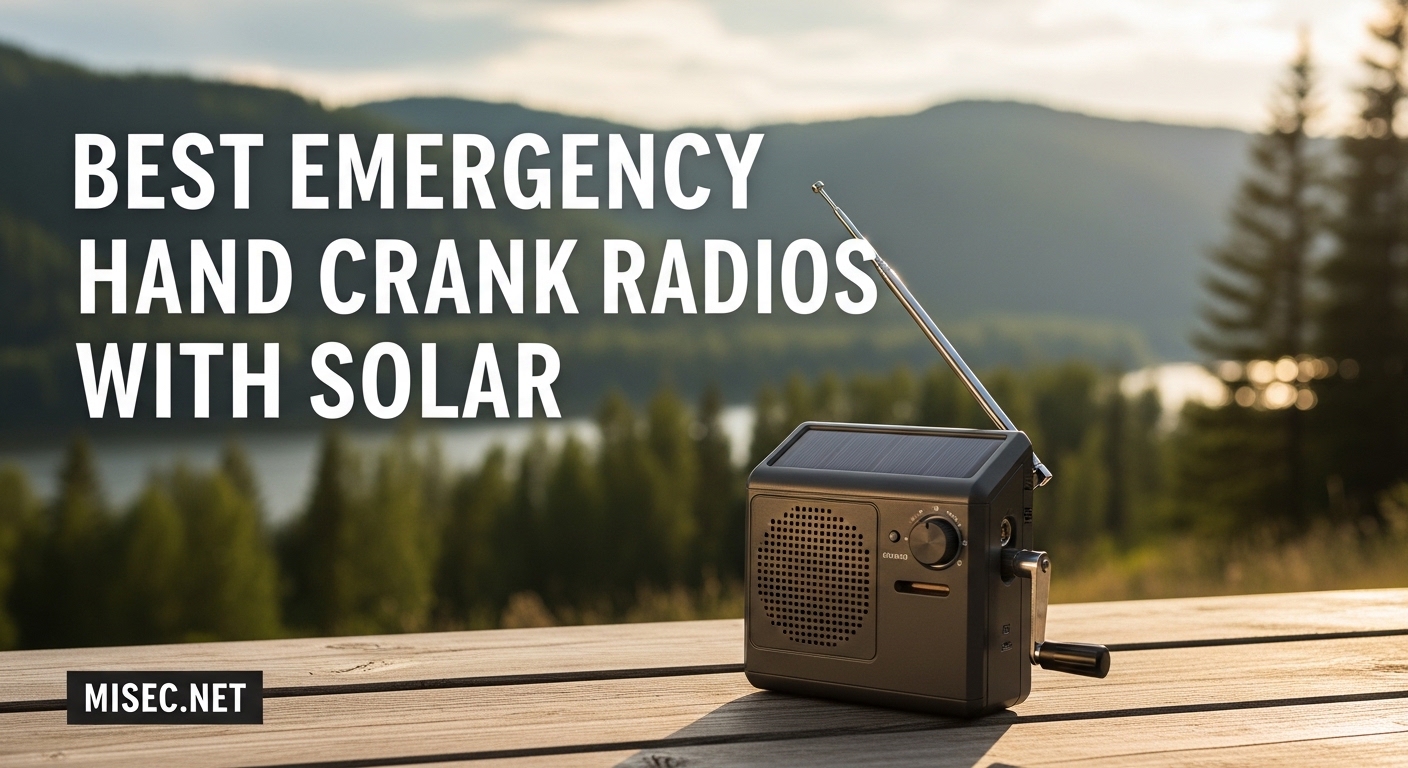 Best Emergency Hand Crank Radios with Solar