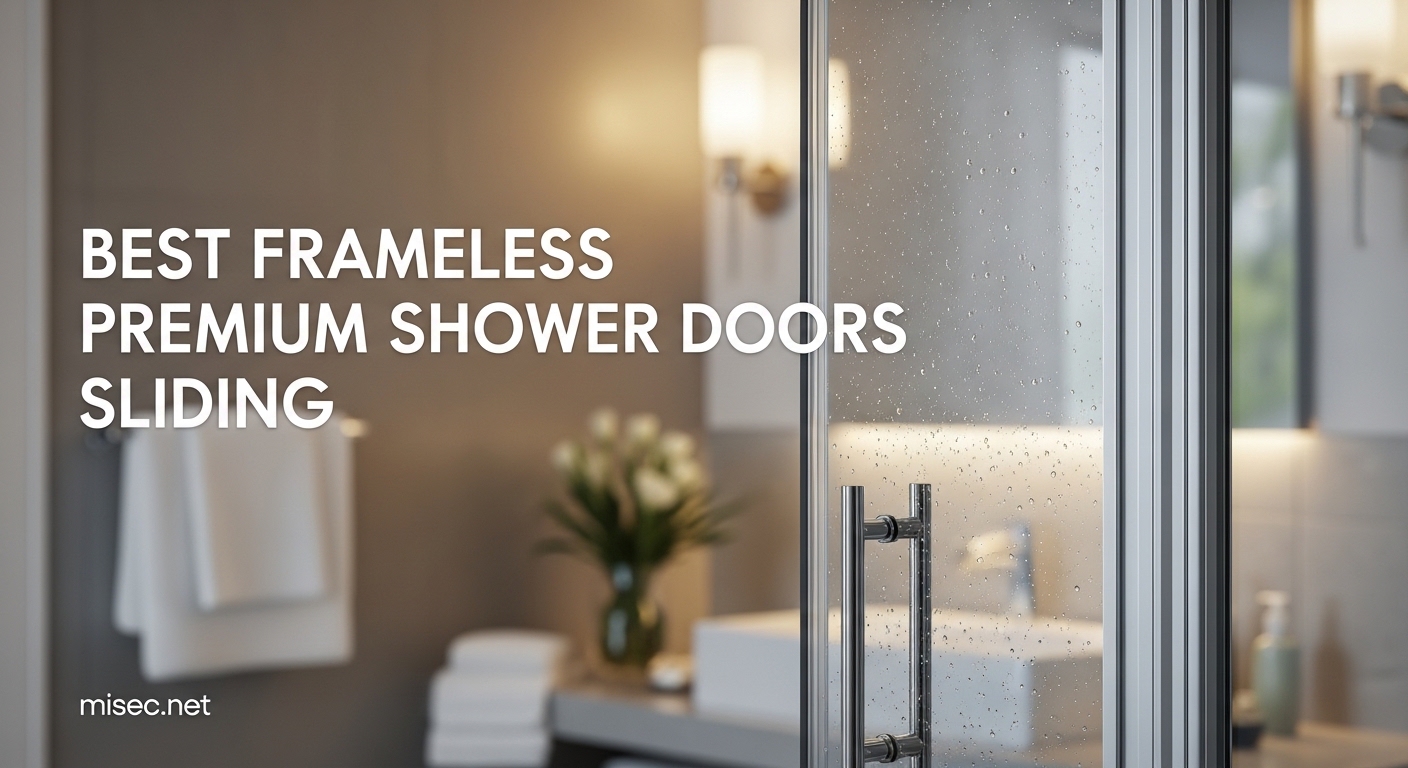 Best Frameless Premium Shower Doors Sliding