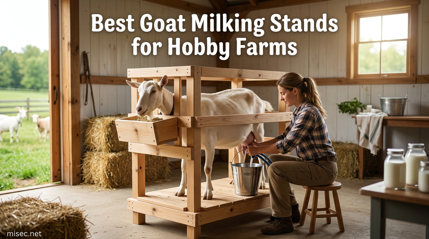 Best Goat Milking Stands for Hobby Farms