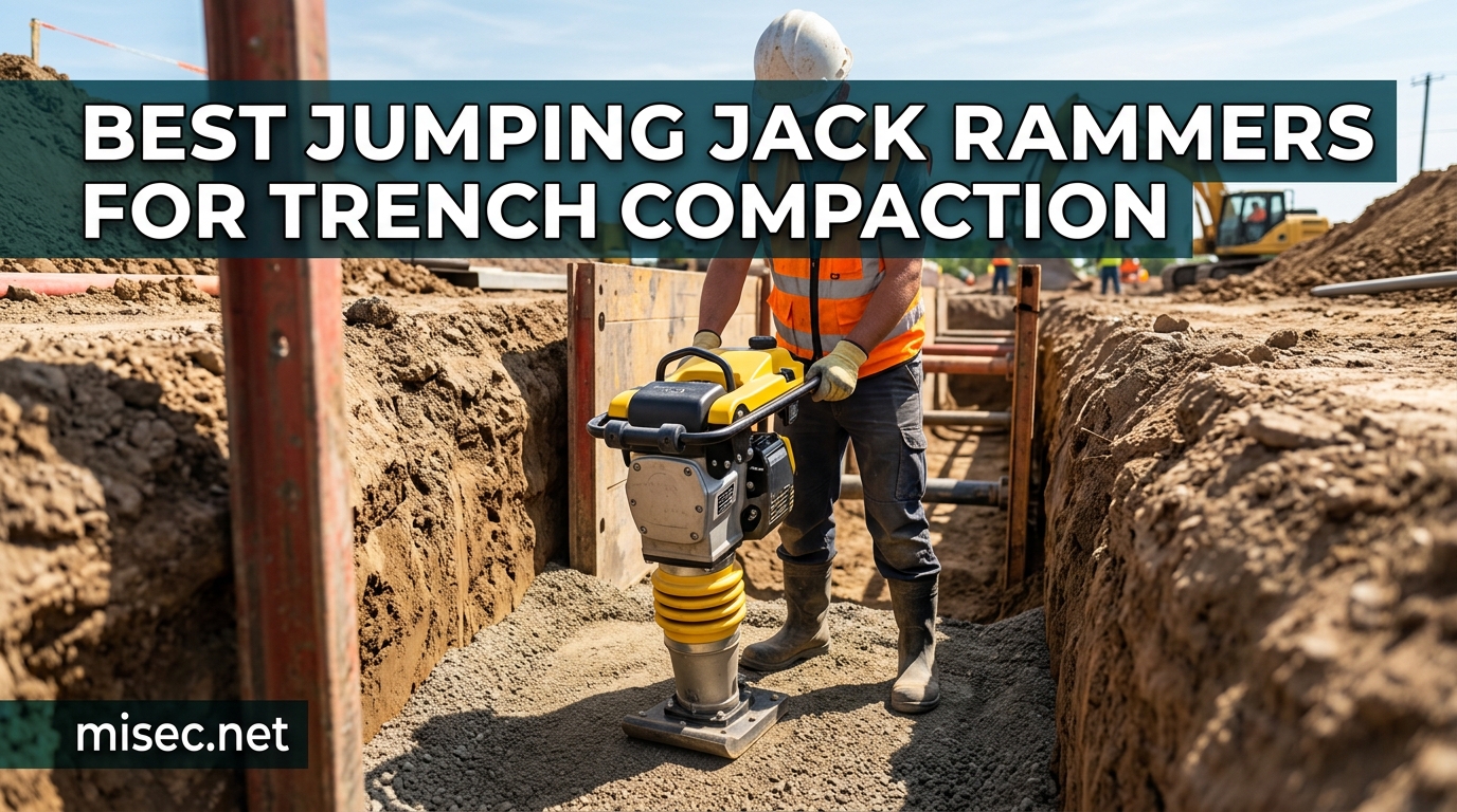 Best Jumping Jack Rammers for Trench Compaction