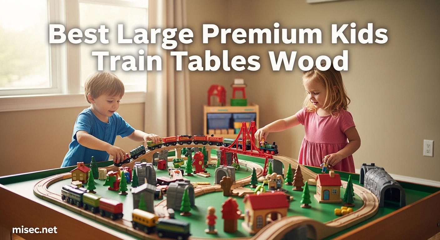 Best Large Premium Kids Train Tables Wood