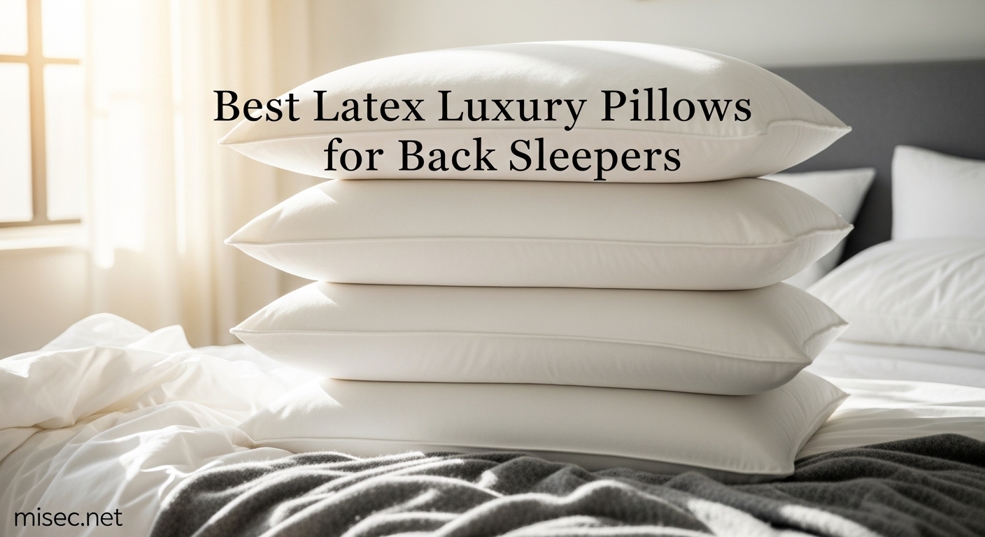 Best Latex Luxury Pillows for Back Sleepers