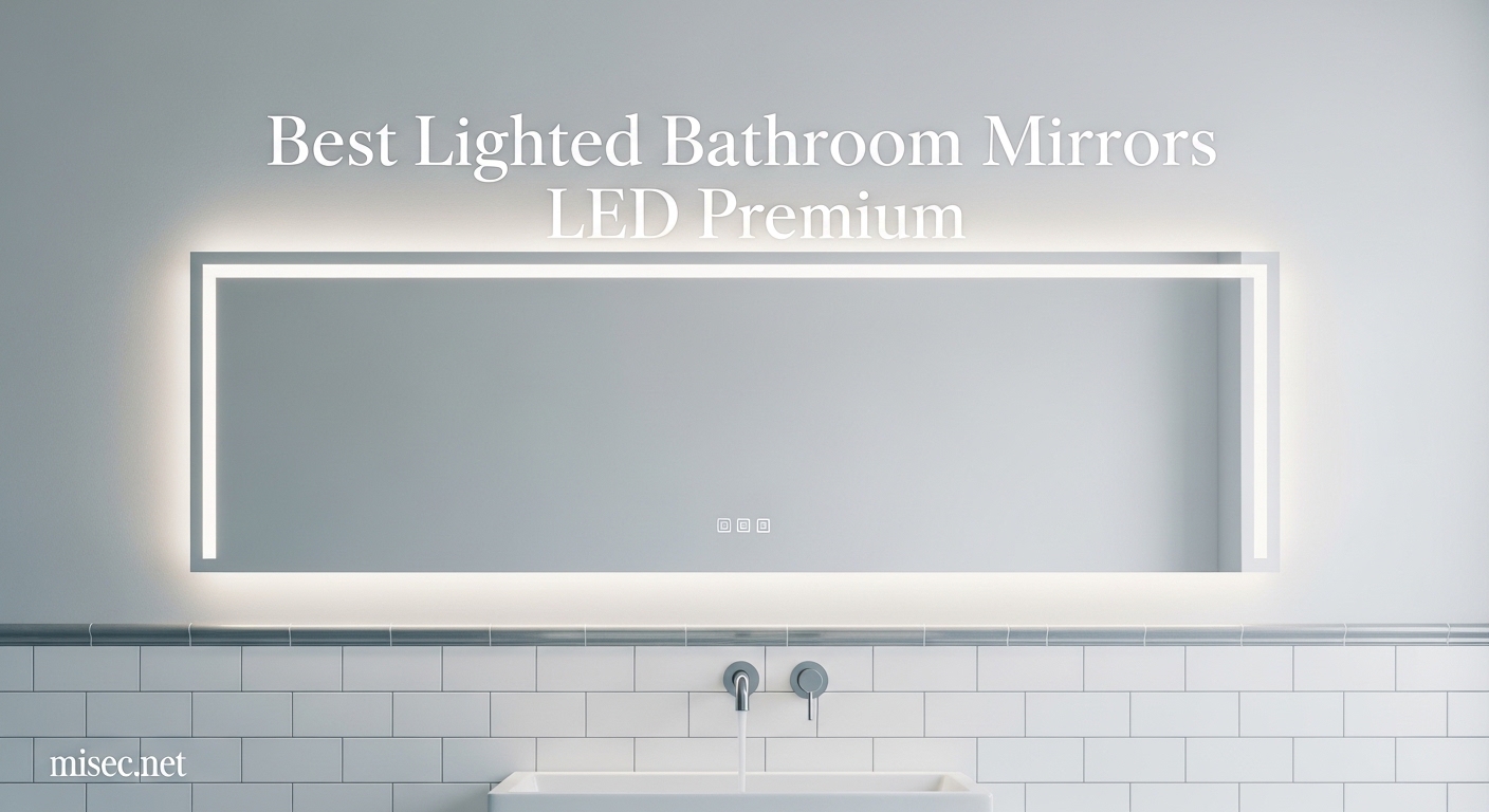 Best Lighted Bathroom Mirrors LED Premium