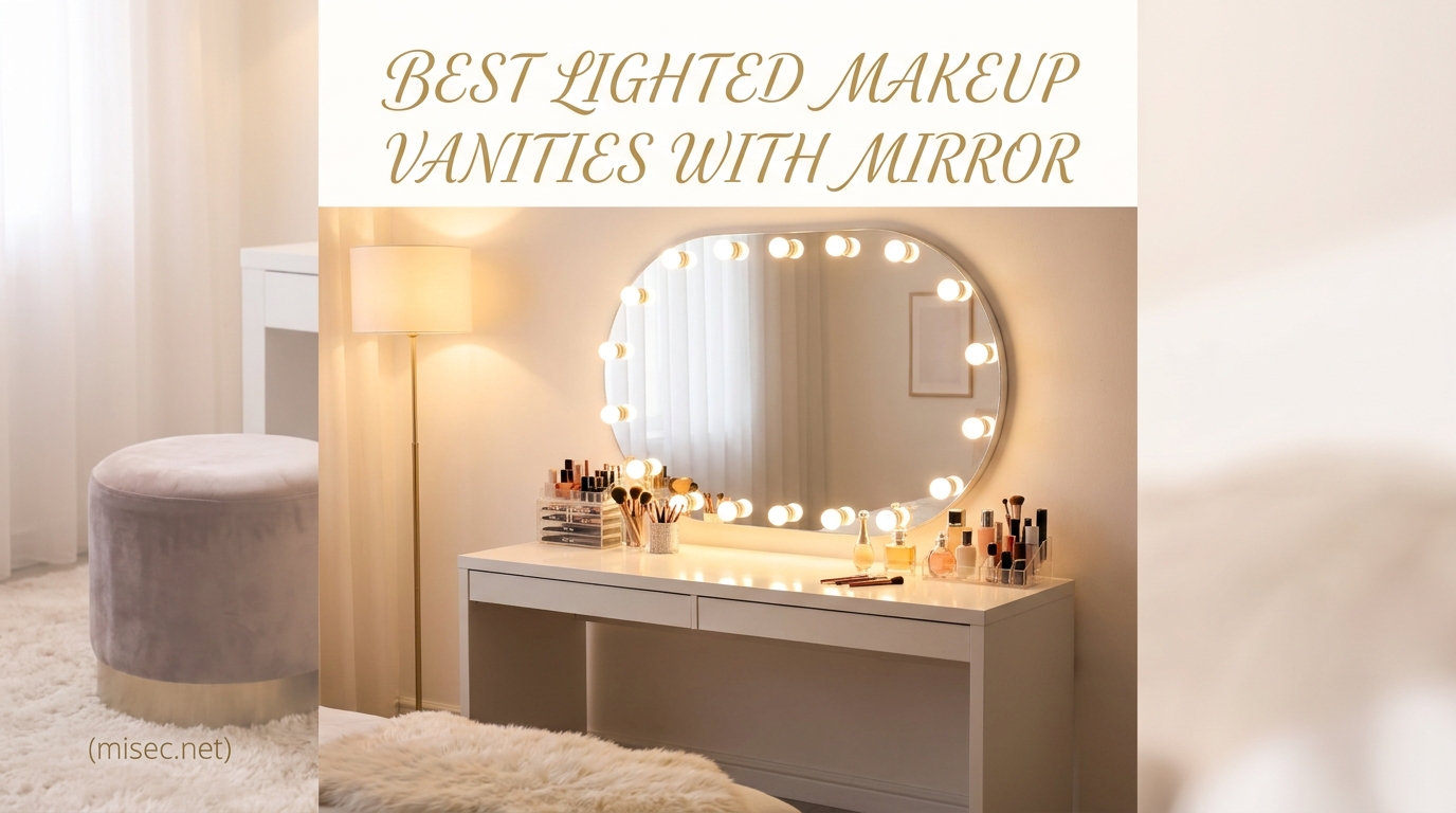 Best Lighted Makeup Vanities with Mirror