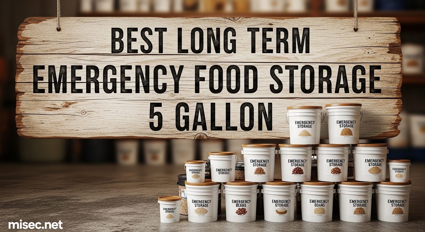 Best Long Term Emergency Food Storage 5 Gallon