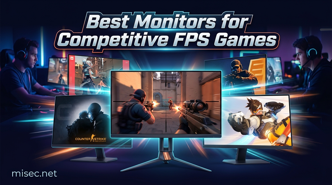 Best Monitors for Competitive FPS Games