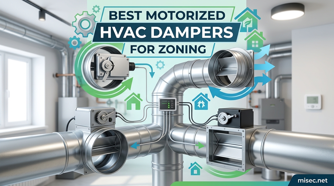 Best Motorized HVAC Dampers for Zoning