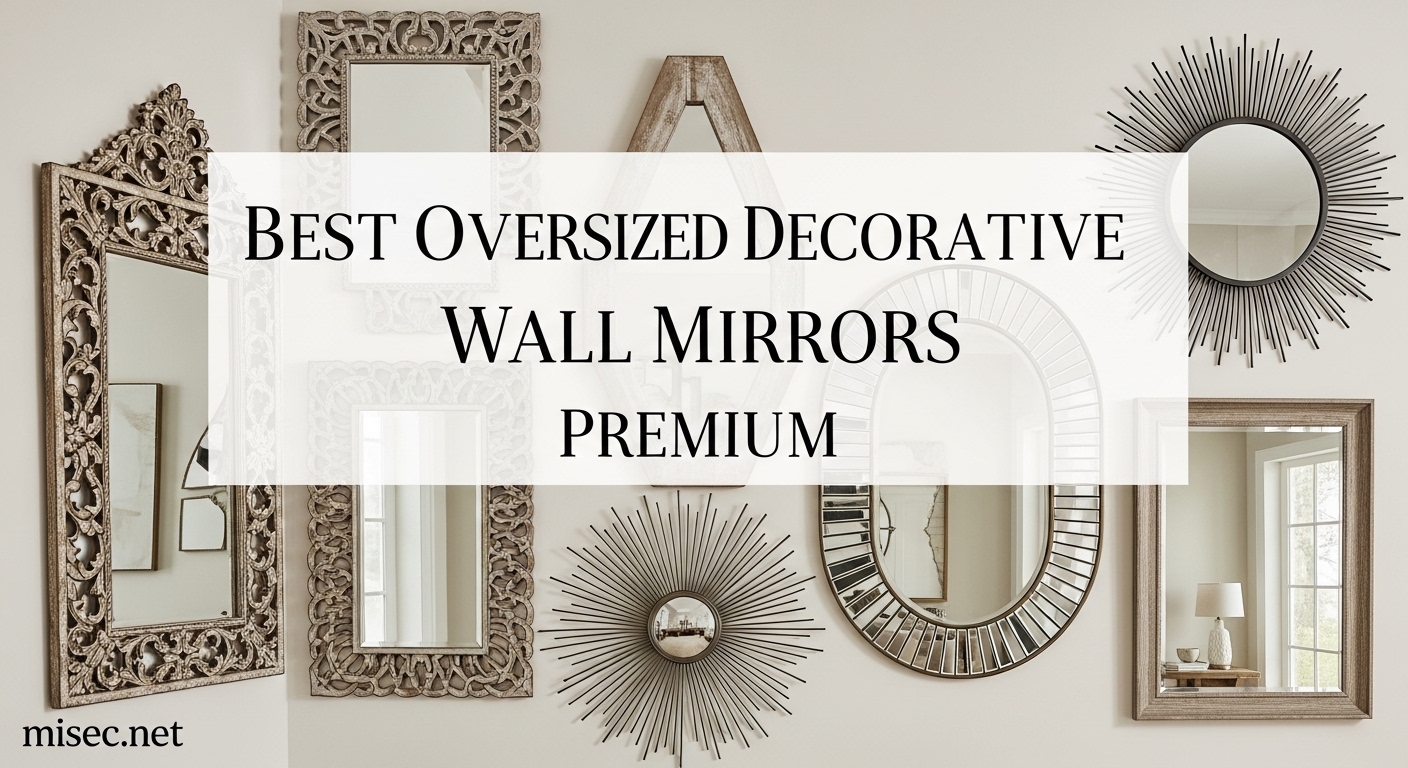 Best Oversized Decorative Wall Mirrors Premium