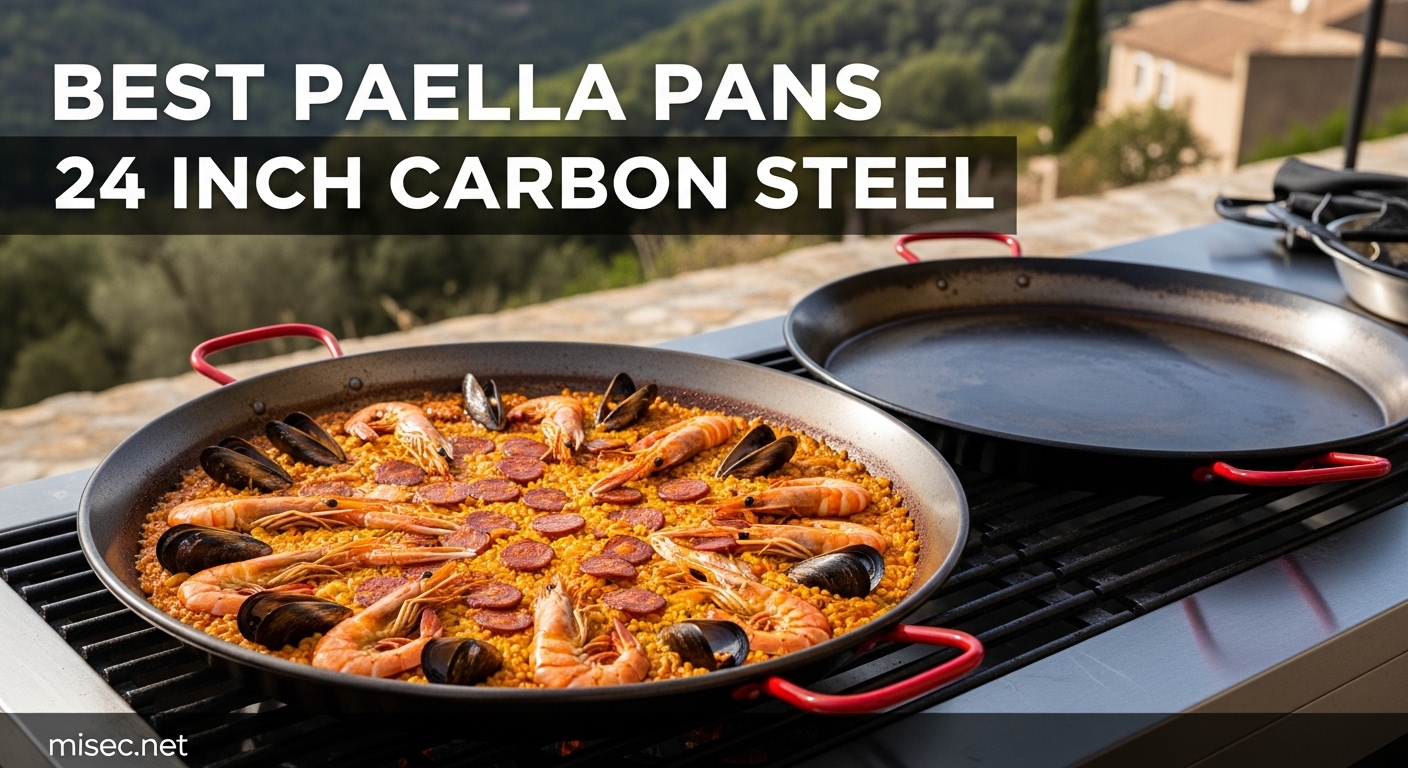 Best Paella Pans 24 Inch Carbon Steel