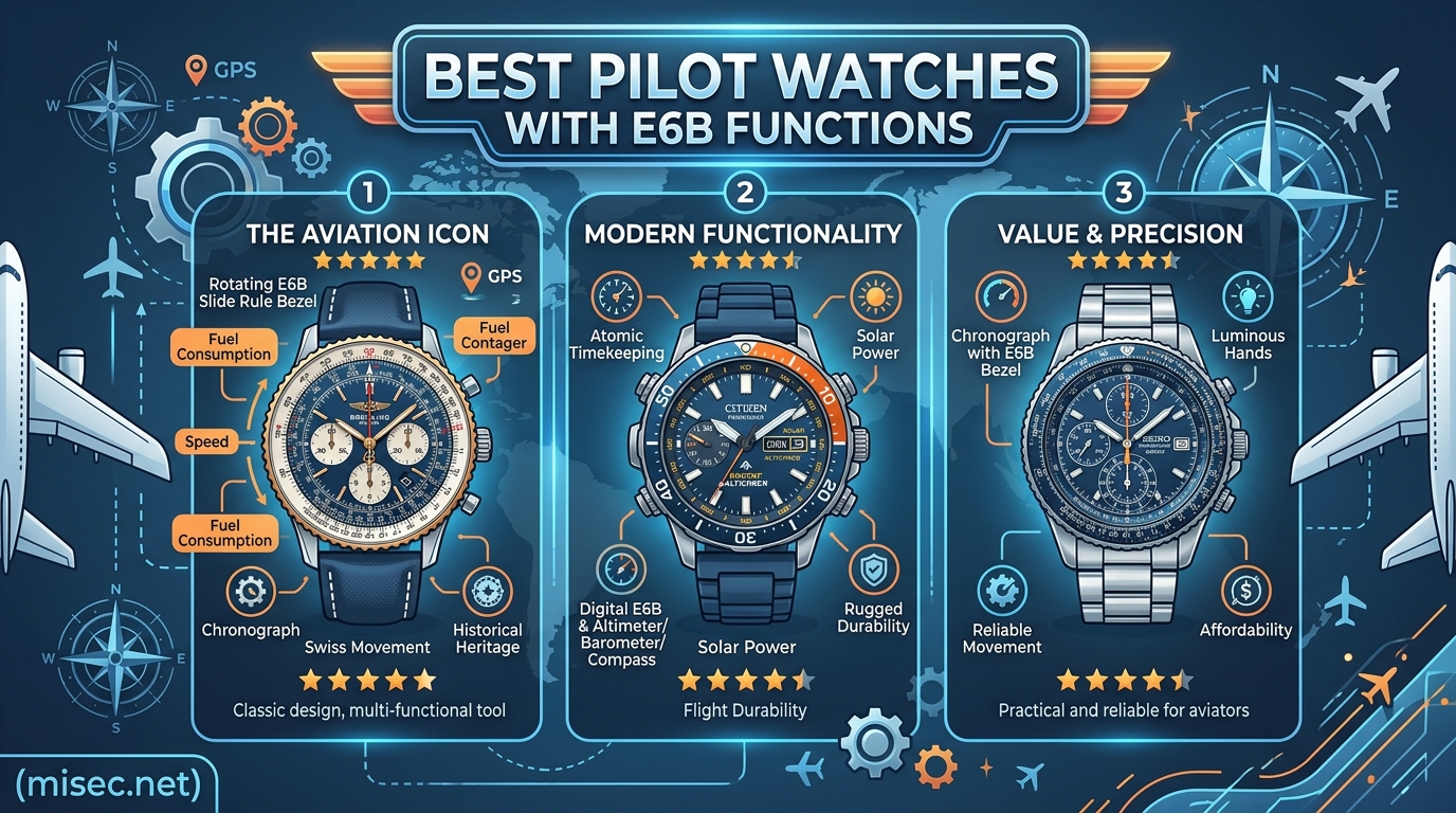 Best Pilot Watches With E6B Functions