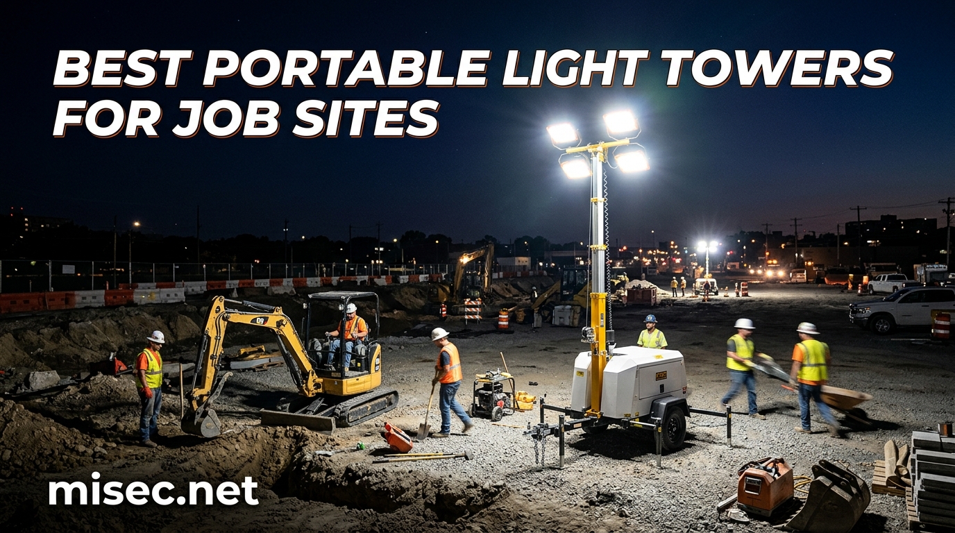 Best Portable Light Towers for Job Sites