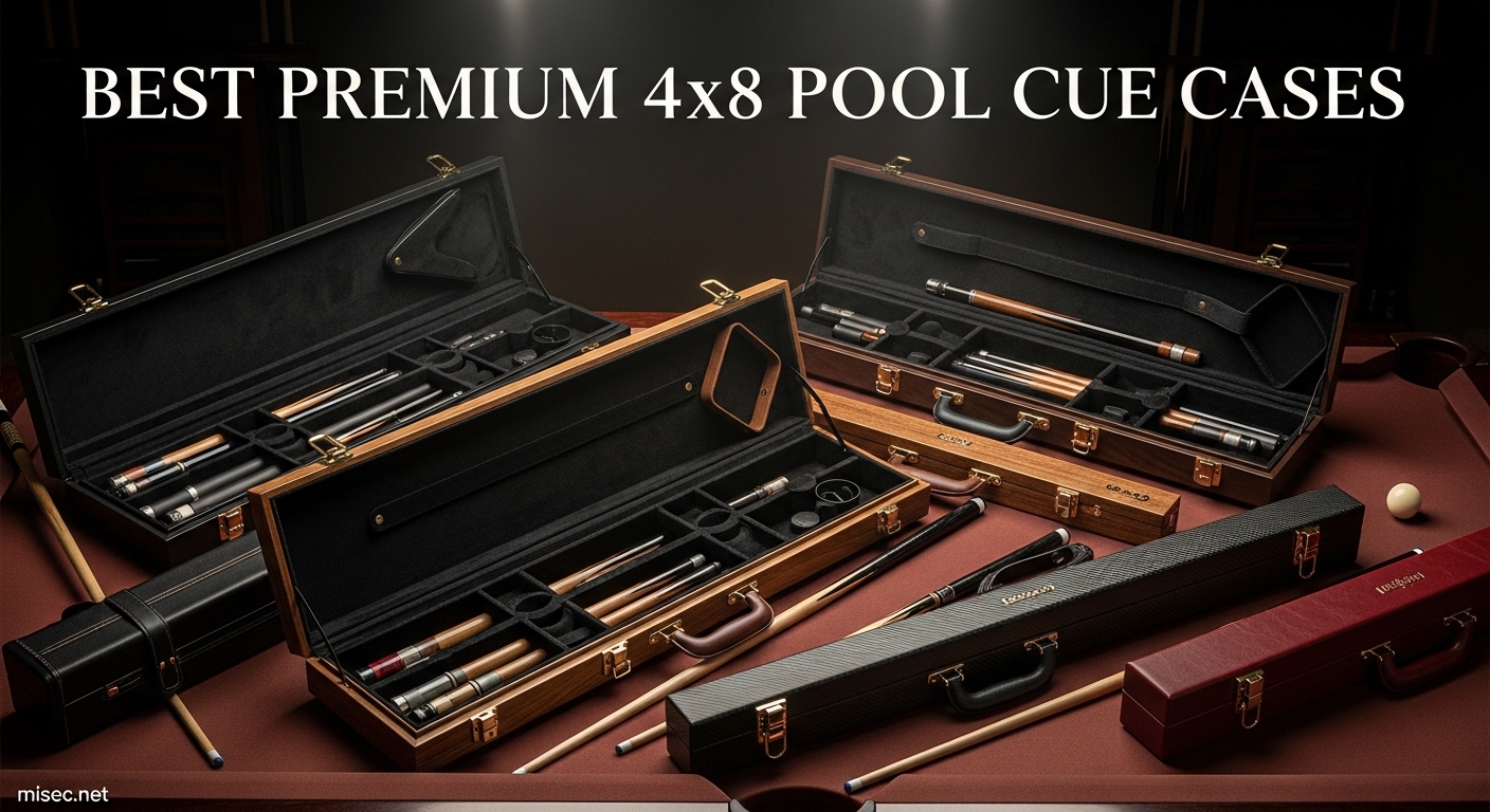 Best Premium 4x8 Pool Cue Cases