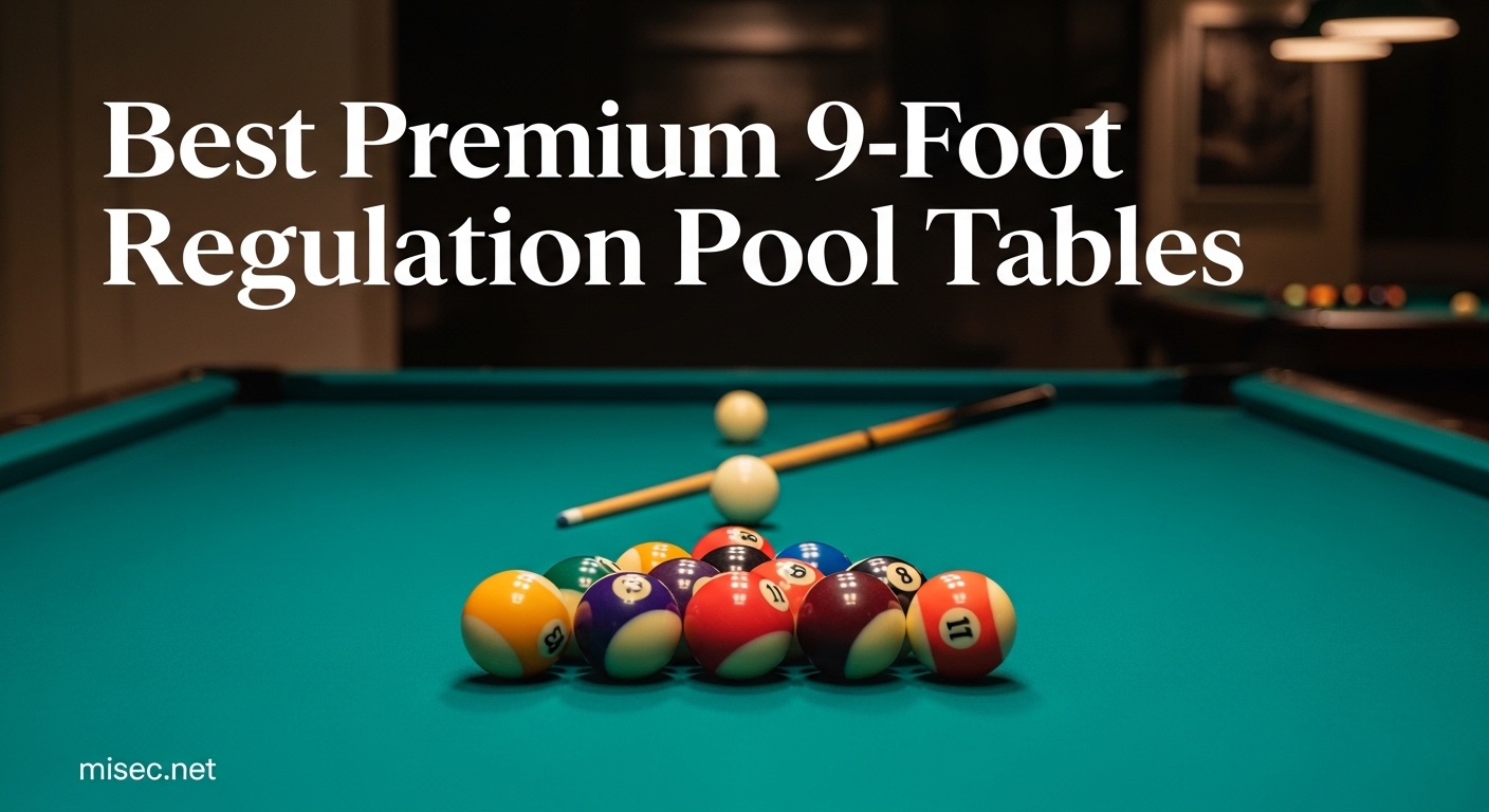 Best Premium 9-Foot Regulation Pool Tables