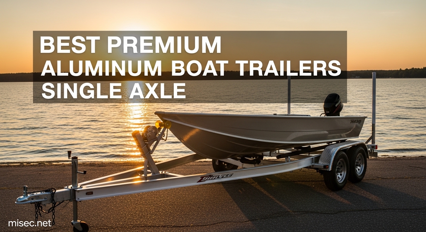 Best Premium Aluminum Boat Trailers Single Axle