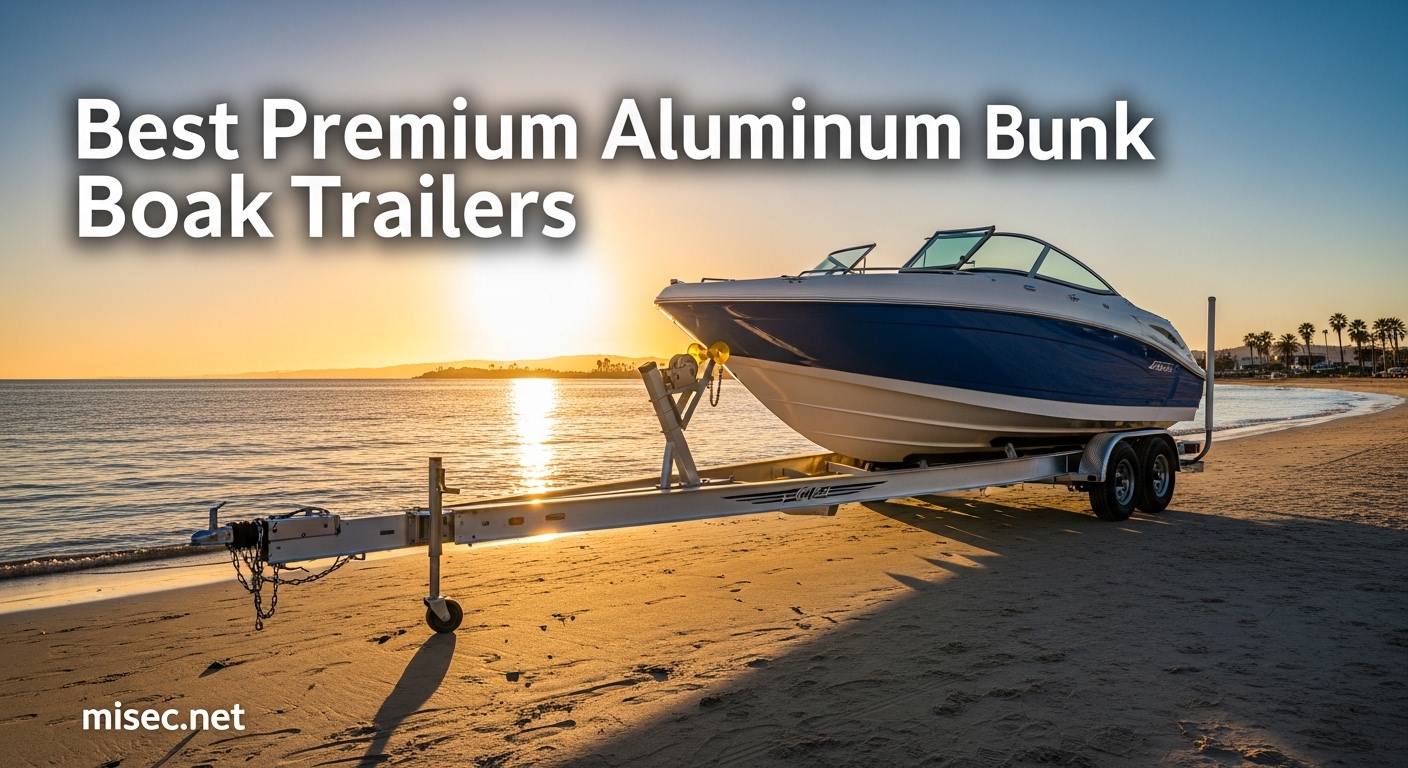 Best Premium Aluminum Bunk Boat Trailers