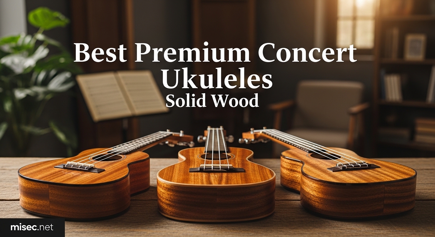 Best Premium Concert Ukuleles Solid Wood