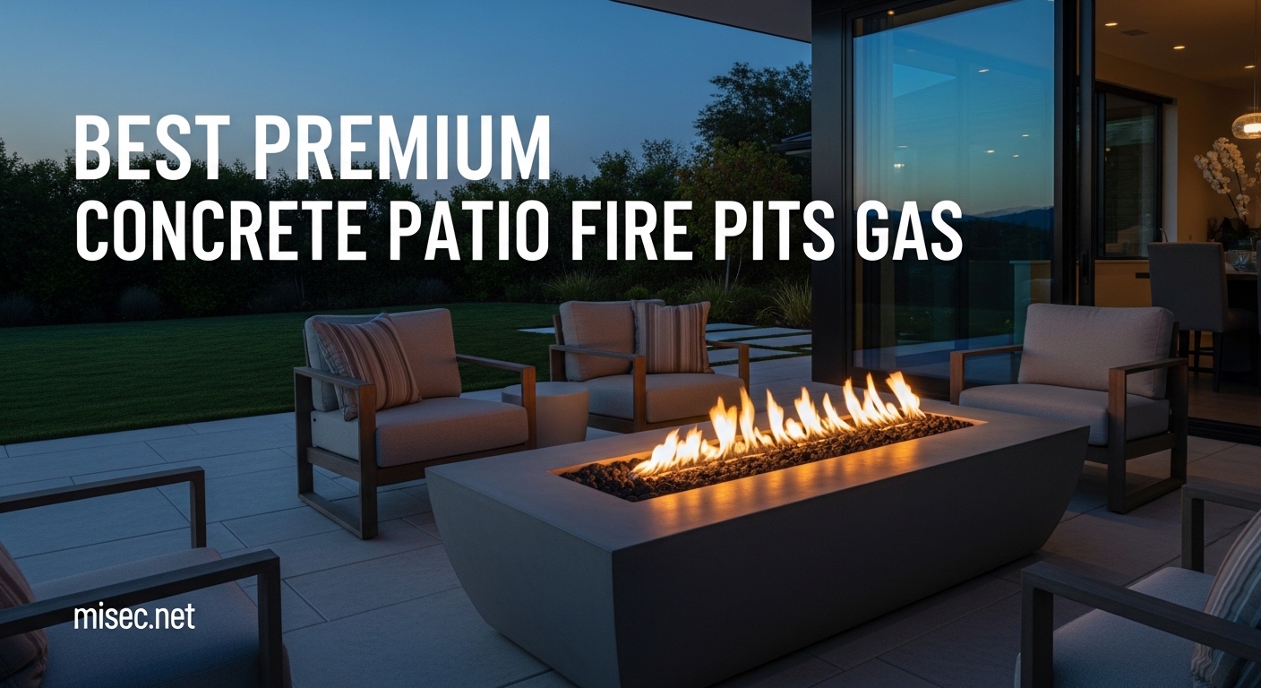 Best Premium Concrete Patio Fire Pits Gas