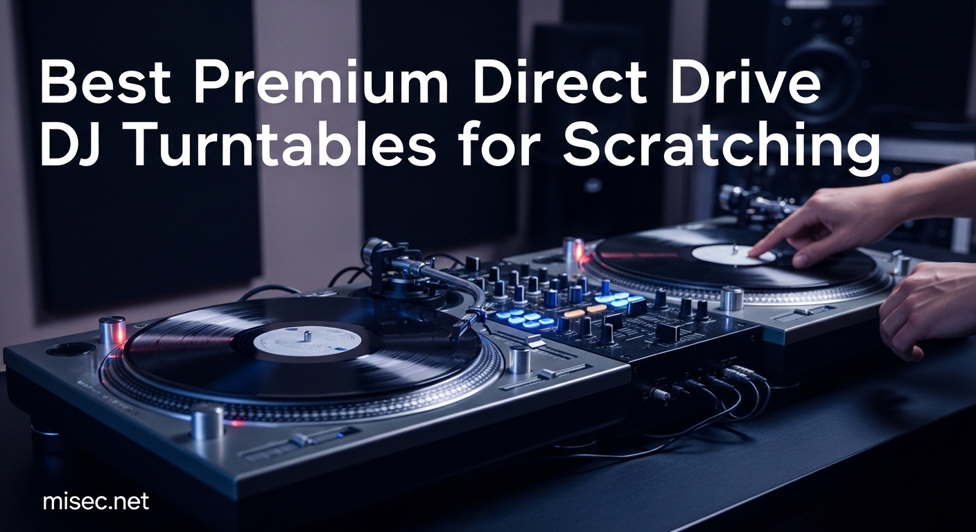 Best Premium Direct Drive DJ Turntables for Scratching