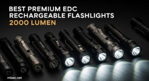 Best Premium EDC Rechargeable Flashlights 2000 Lumen