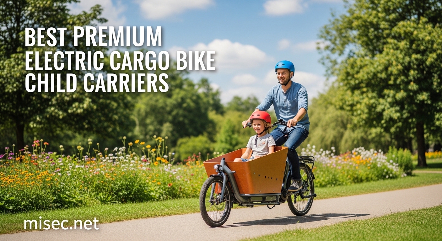 Best Premium Electric Cargo Bike Child Carriers