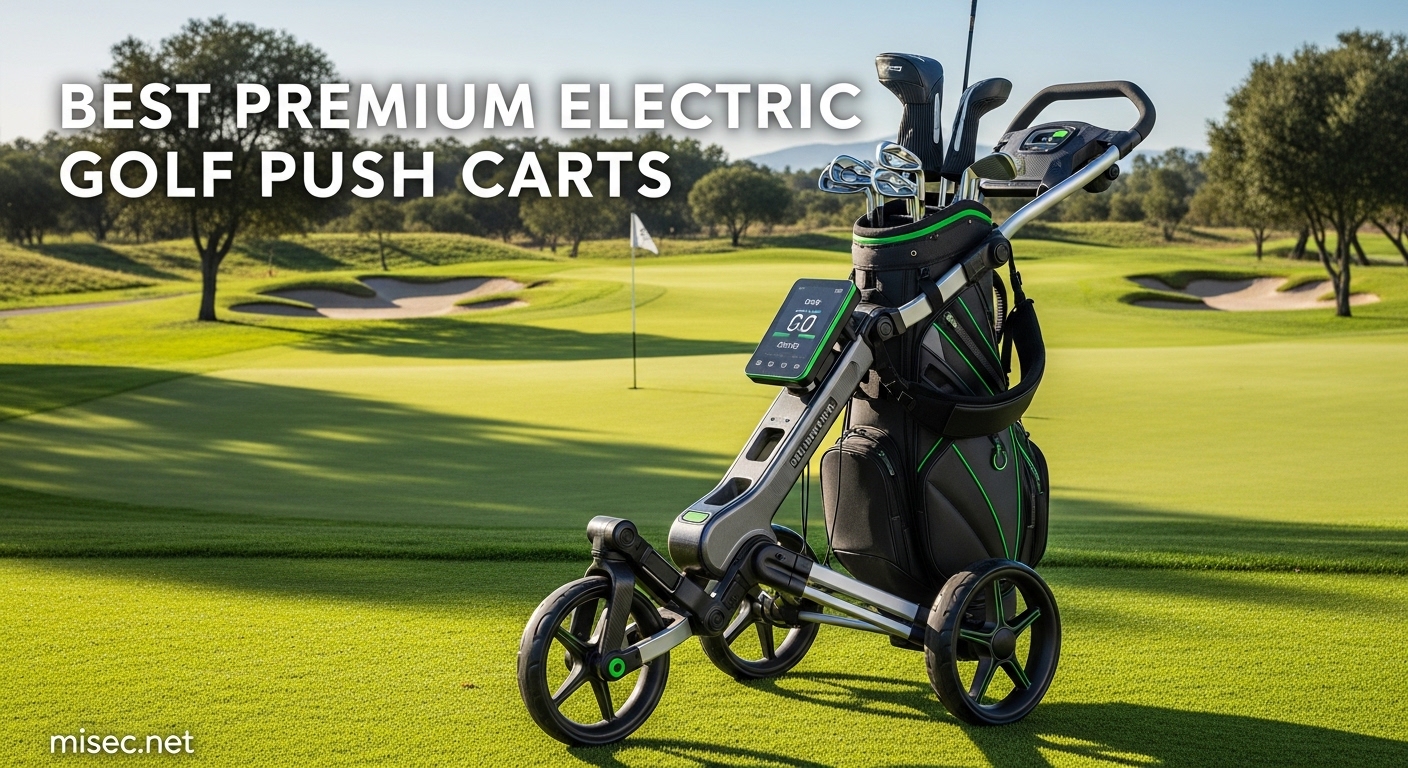 Best Premium Electric Golf Push Carts