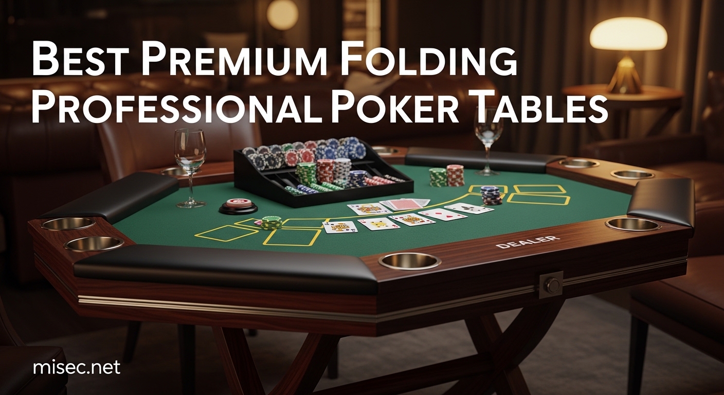 Best Premium Folding Professional Poker Tables