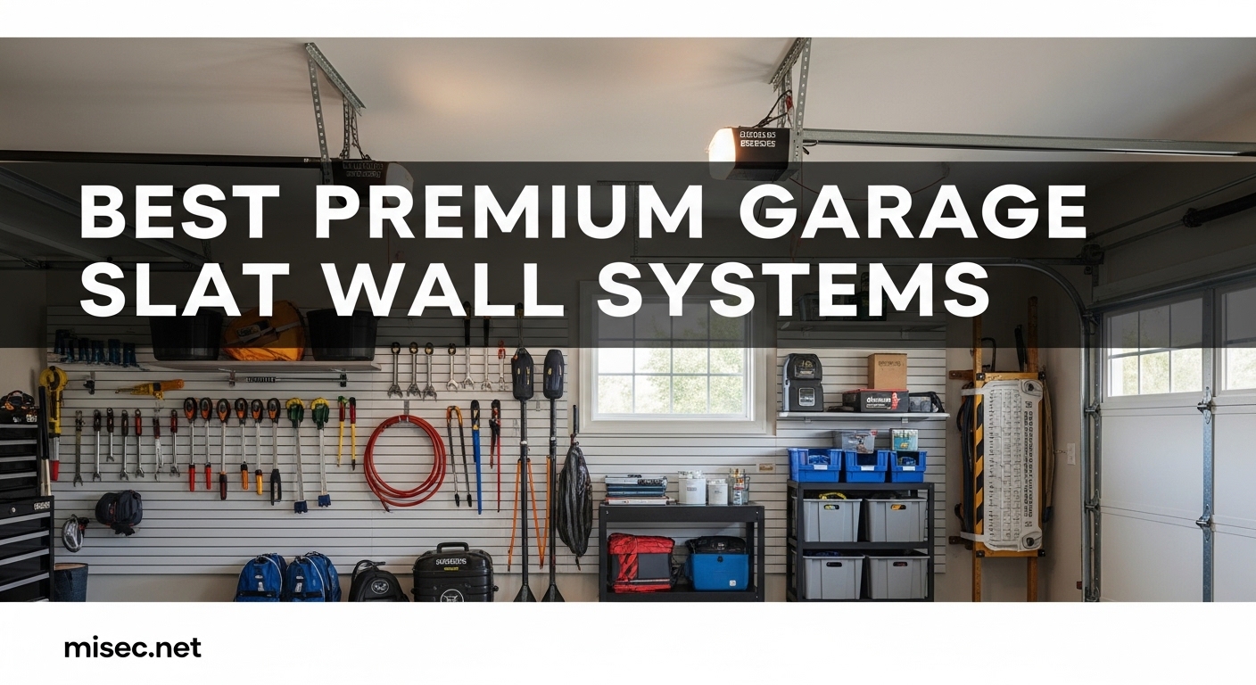 Best Premium Garage Slat Wall Systems