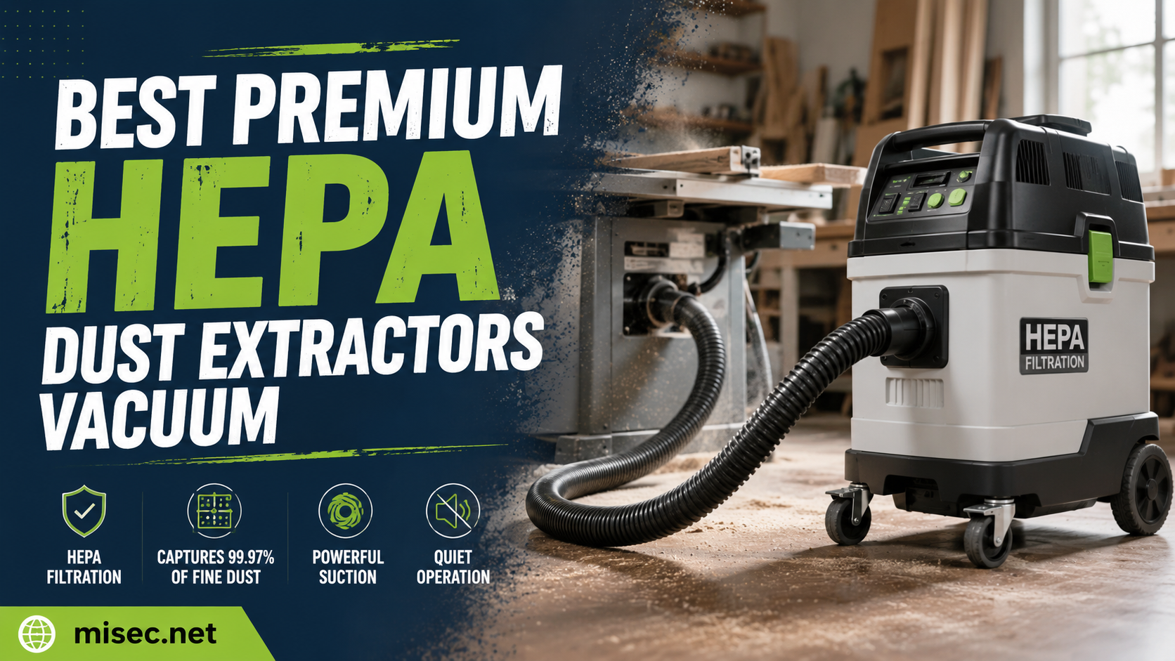 Best Premium HEPA Dust Extractors Vacuum