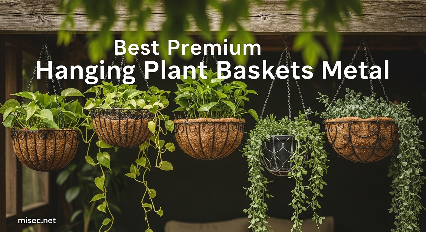 Best Premium Hanging Plant Baskets Metal