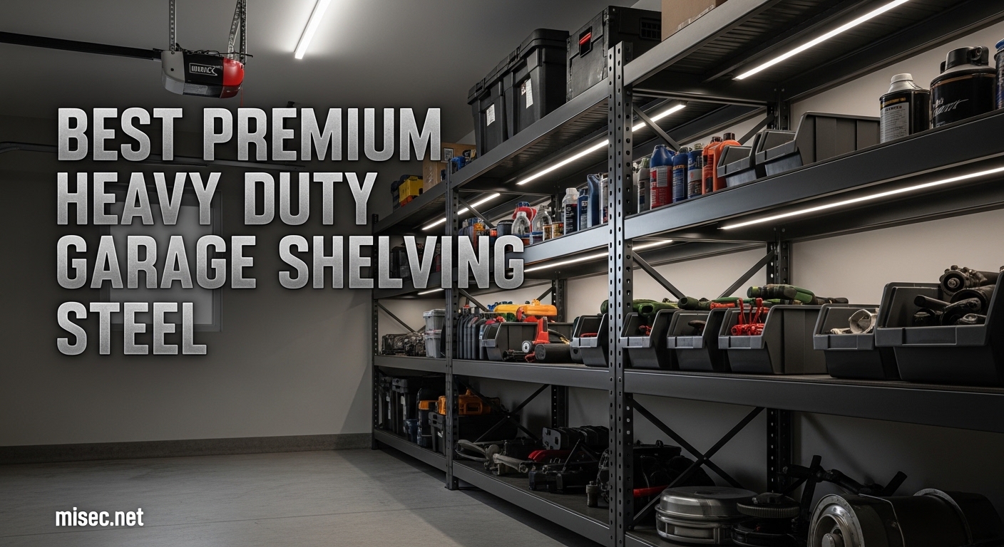 Best Premium Heavy Duty Garage Shelving Steel
